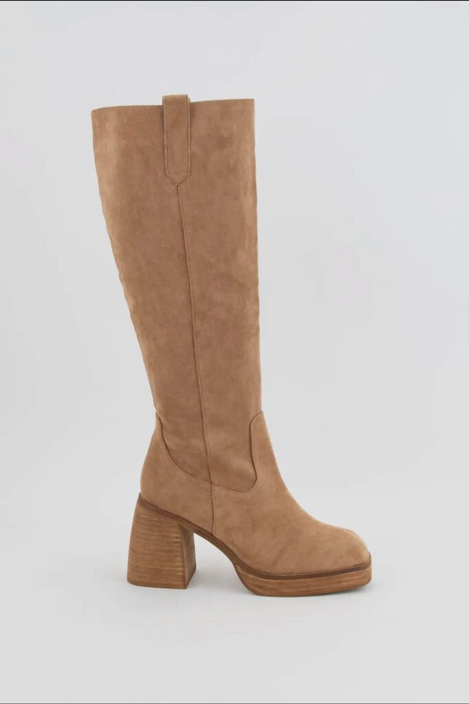 Semi-Square Toe Tall Boots