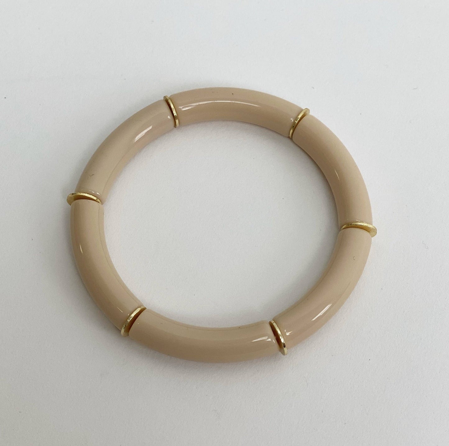 Skinny Candy Bracelets: Dark Tortoise