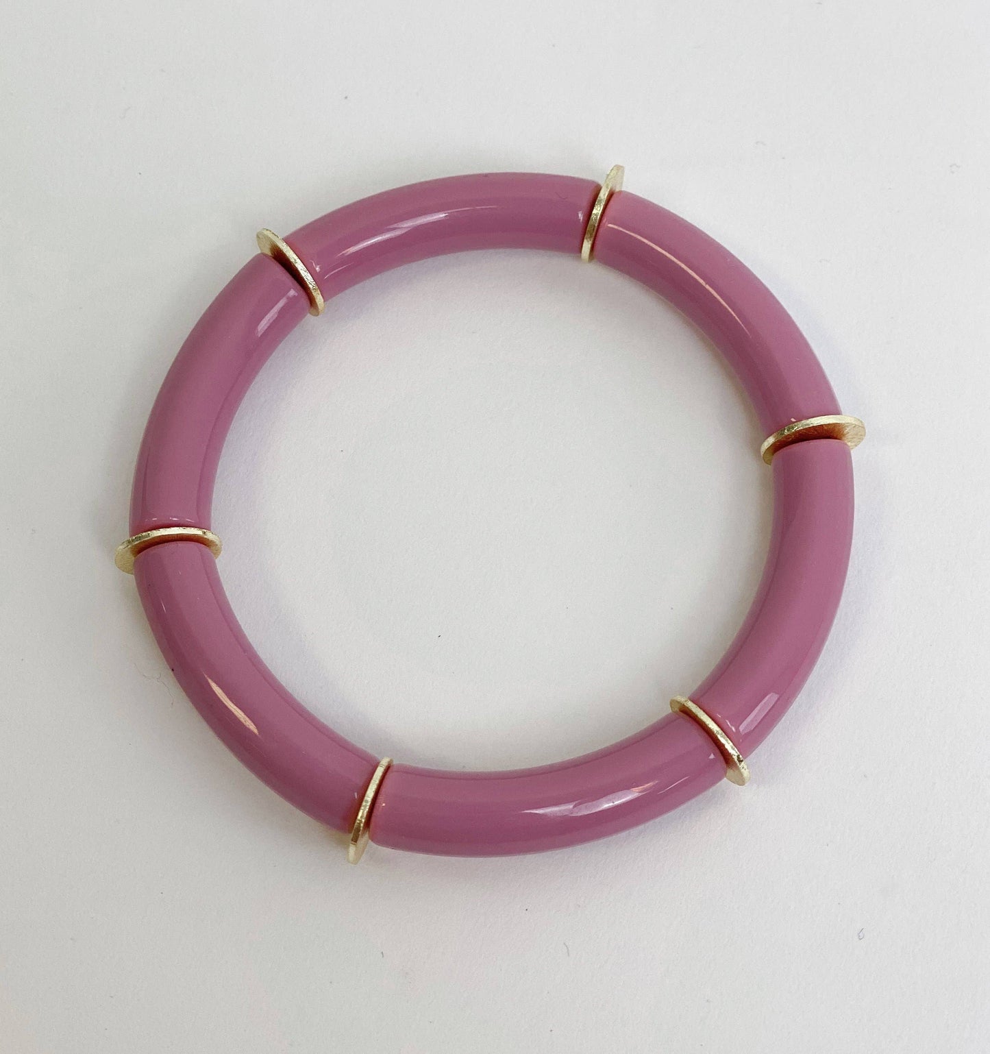 Skinny Candy Bracelets: Dark Tortoise
