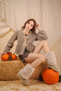Leopard Bow Top