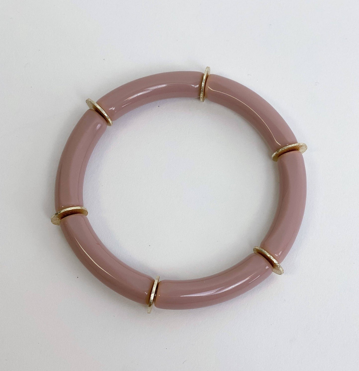 Skinny Candy Bracelets: Dark Tortoise