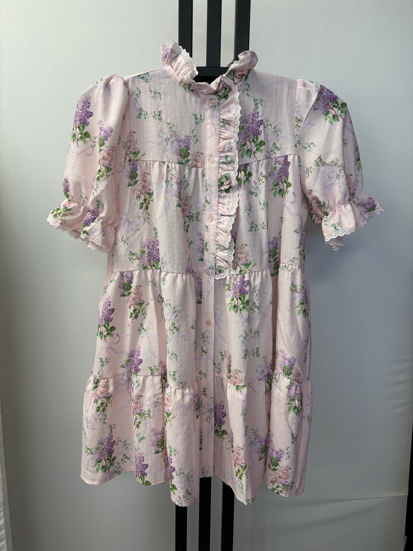 Pink Floral baby Doll Dress