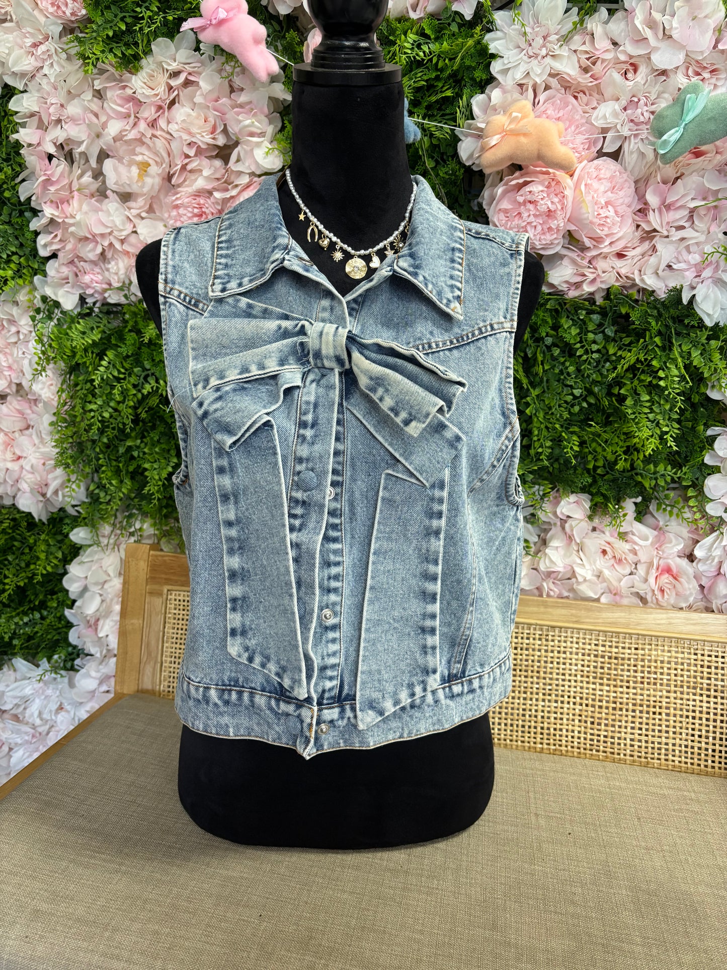 Blue Denim Vest