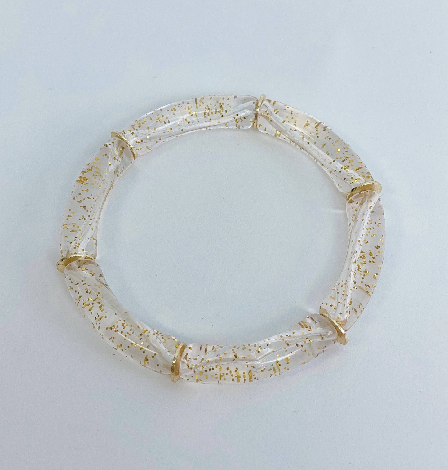 Skinny Candy Bracelets: Dark Tortoise